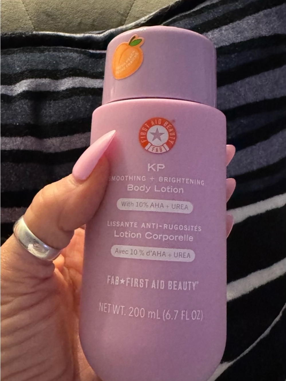 First Aid Beauty KP Smoothing + Brightening Body Lotion Fresh Peach